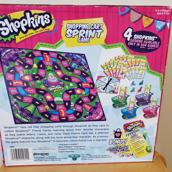 Shopkins Toys Shopkins Shopping Cart Sprint Game Poshmark
